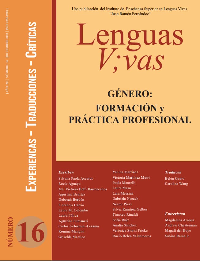 Reseña en Revista Lenguas V;vas