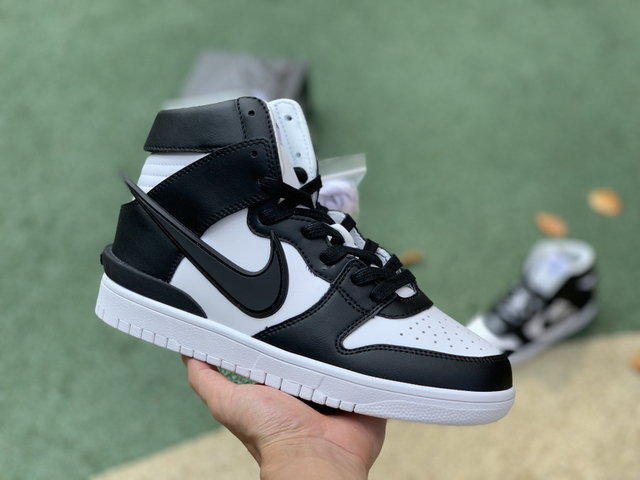 nike dunk high ambush black and white