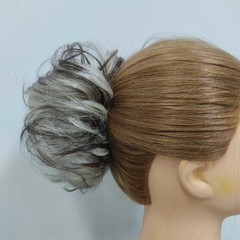 Aplique de Coque No Elastico de Fio Semi Natural ( Sintético especial) que Imita cabelo