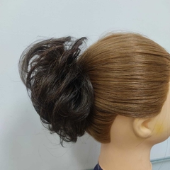 Aplique de Coque No Elastico de Fio Semi Natural ( Sintético especial) que Imita cabelo