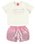 Conjunto meia malha Holográfico - KELY & KETY - comprar online