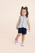 Conjunto TP Viscose Estampada e moletinho - KELY & KETY