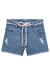 Short jeans com cordão- INFANTI