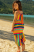 Vestido listrado com alça de ajuste - INFANTI - comprar online