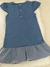 Imagem do Vestido infantil jeans tecido leve e confortável - BANANA CLUB