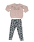 Conjunto moletom estampa GATINHA calça legging - KELY & KETY - Coisas de Laurinha