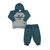 Conjunto moletom estampa AUTHENTIC com capuz - ALEKIDS