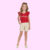 Conjunto Cropped e Shorts - PIC NIC - loja online