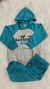 Conjunto moletom estampa AUTHENTIC com capuz - ALEKIDS - loja online