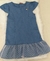 Vestido infantil jeans tecido leve e confortável - BANANA CLUB - loja online