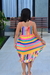 Vestido listrado com alça de ajuste - INFANTI - Coisas de Laurinha