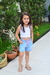 Short em moletom Jeans - LE PETIT