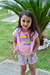Conjunto Camiseta Cotton, colete redinha e shorts molecotton - RANDA MUNDU