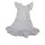 Vestido em lazzie com pérolas e manga estilo japonesa - COLOR MINI