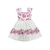 Vestido em Finesse Estampado e Cetim Arezzo - PIC NIC