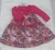 Vestido manga longa com estampa PANDA, broche e laço - FAKINI