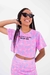 Conjunto Cropped em meia malha e saia moletom estampado - IT GIRL na internet