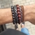 Pulseiras Masculina de Couro Trançado e Bolinha Fabrica Atacado