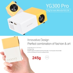 Web Central Mini projetor yg300 pro led suportado 1080p hd completo portátil - comprar online