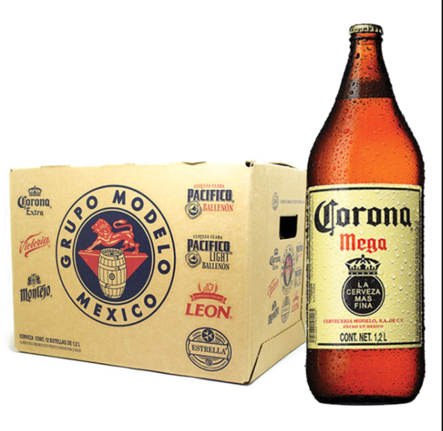 Carton Corona mega  - Comprar en Abarrotes Azua