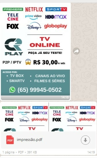 teste - TV Online Ao Vivo