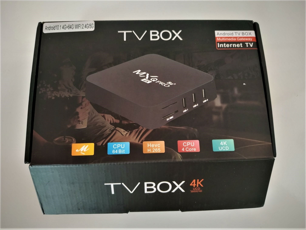 TV BOX CONVERSOR SMARTV 4GB RAM - 64PRO 4K ANDROI 10.1 - 5 G