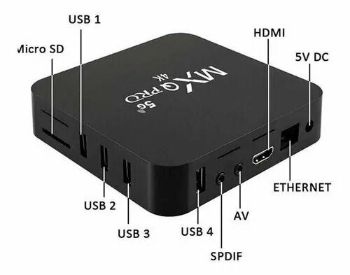 TV BOX CONVERSOR SMARTV 4GB RAM - 64PRO 4K ANDROI 10.1 - 5 G