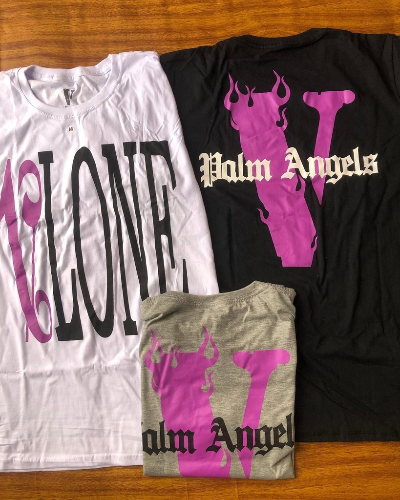 camiseta vlone palm angels
