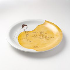 Prato decorativo "Acaso é lugar" - comprar online