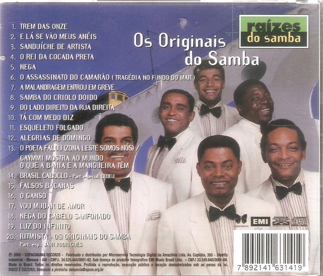 Os Originais Do Samba ‎– O Samba É A Corda Os Originais A