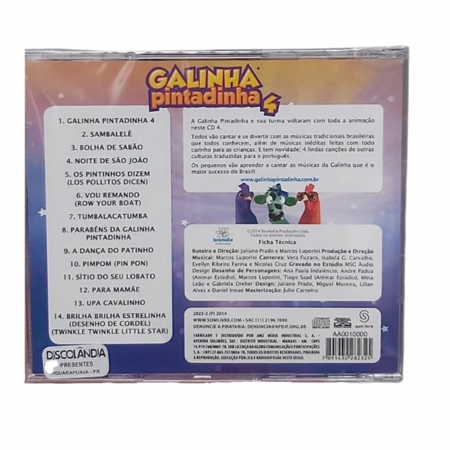 Parabéns da Galinha Pintadinha - Site Oficial da Galinha Pintadinha