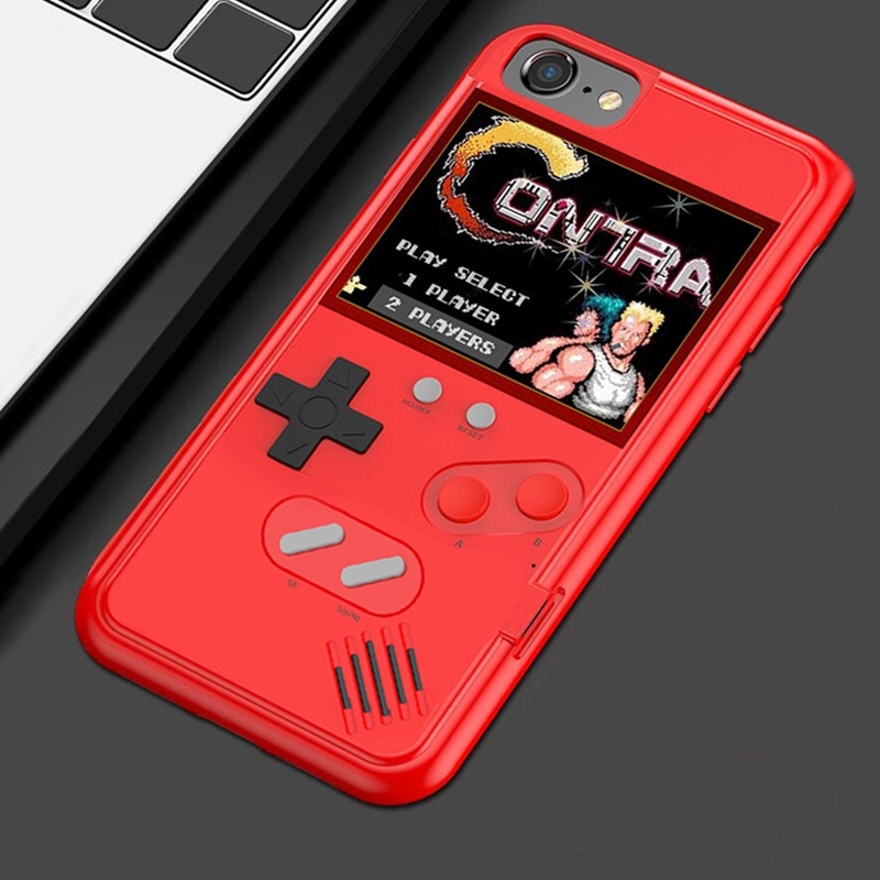 Capinha iphone com Console de Jogos Portáteis Tela Colorida para IPhone 6 /6  S /7 /8