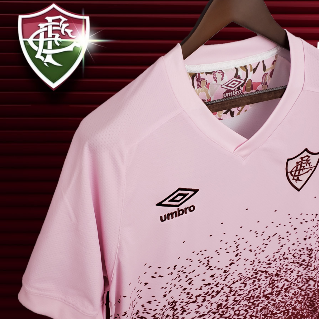 camisa rosa do fluminense