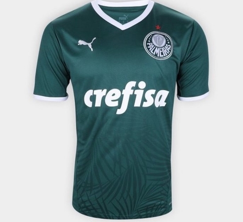 camisa palmeiras verde e dourada