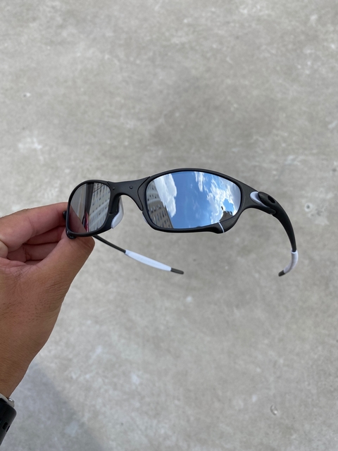 Óculos de Sol Juliet X-Metal Lentes Azul Bebe Polarizadas sideblinder
