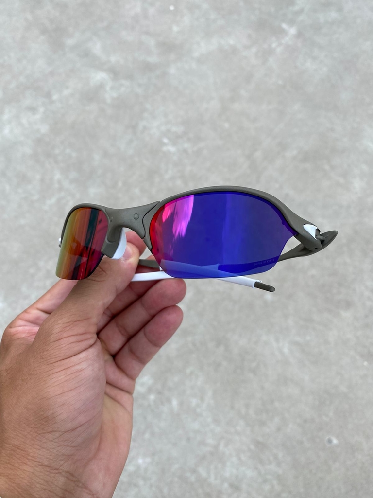 Oculos Oakley Thump Juliet xmetal Preta + 2 lentes em Promoção na