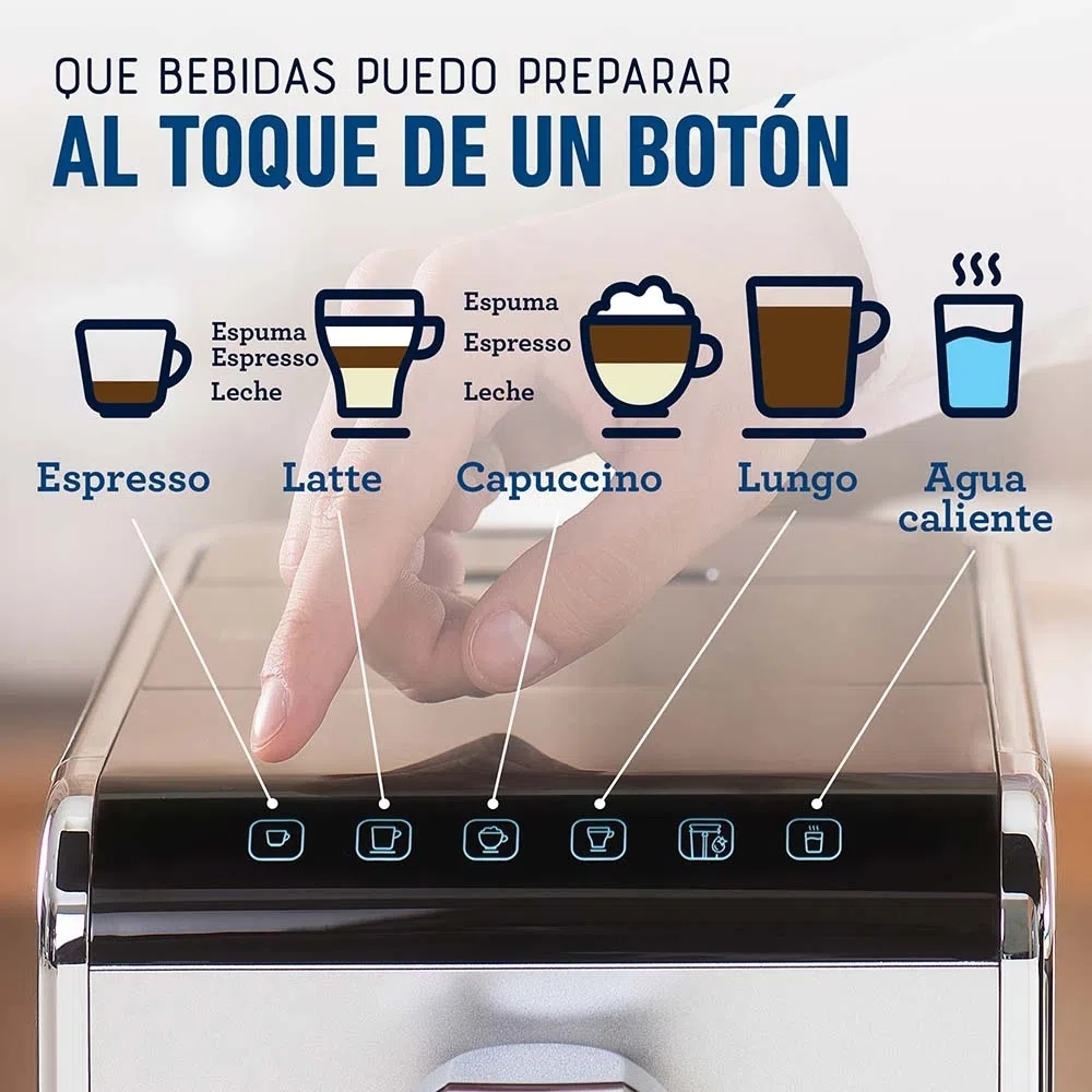 OSTER Superautomática Expresso con Molinillo Integrado EM8100 - 20 Bares