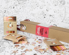 Lámina Mural ¨Juguemos en el mundo¨ + Caja de Crayones