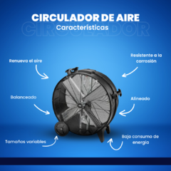 CIRCULADOR DE AIRE PARA PISO ACOPLAMIENTO DIRECTO - comprar en línea