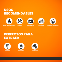 VENTILADOR TIPO HONGO TRANSMISIÓN POLEAS Y BANDAS - Ventiladores Industriales FERCA