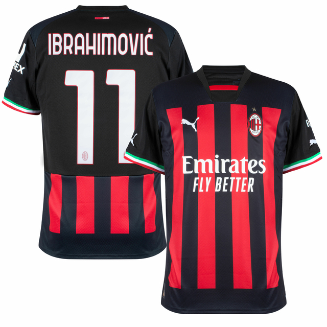 Camisa AC Milan Home 22/23 Torcedor Puma Masculina - Vermelha