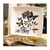 BANDEJA SQUARE BUTTERFLY BLUE