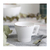 TAZA RECTANGULAR GOLDEN RIM (No incluye plato )