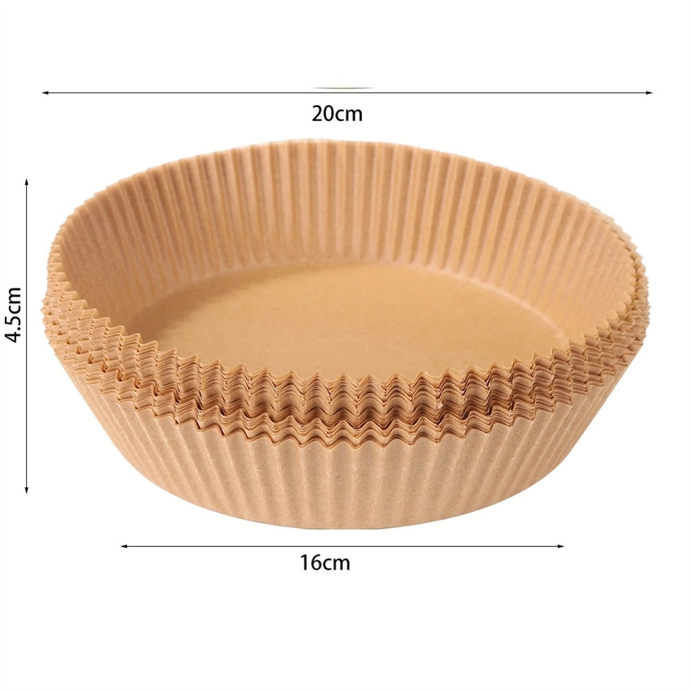 Filtros de papel do cozimento dos forros do papel do pergaminho da  fritadeira de ar para o forno da micro-onda do airfryer