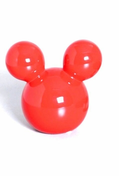 Escultura Cabeça Mickey Vermelha P