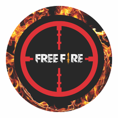 Painel Tecido Redondo + 6 Displays Free Fire - comprar online