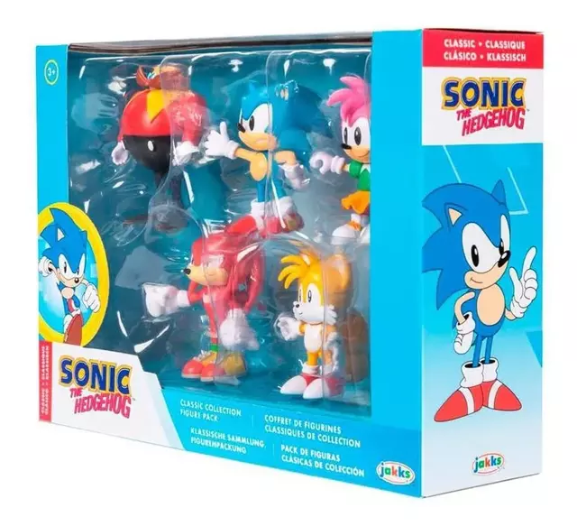 Action Figures Sonic Boom (Pack): Sonic The Hedgehog Bonecos