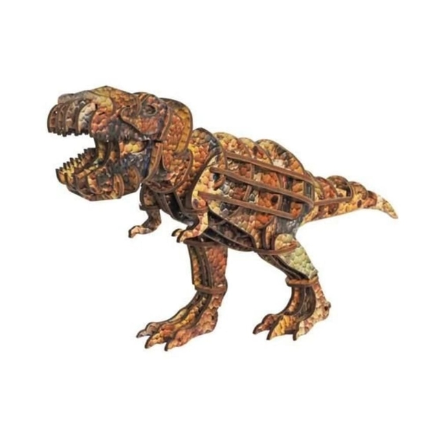 Quebra-Cabeça 3D, DINOSSAURO TIRANOSSAURO REX Edição Especial de 1 metro  55 peças em MDF - DINOBRINQUE # Todos os Modelos de Quebra-Cabeça 3D  Dinobrinque