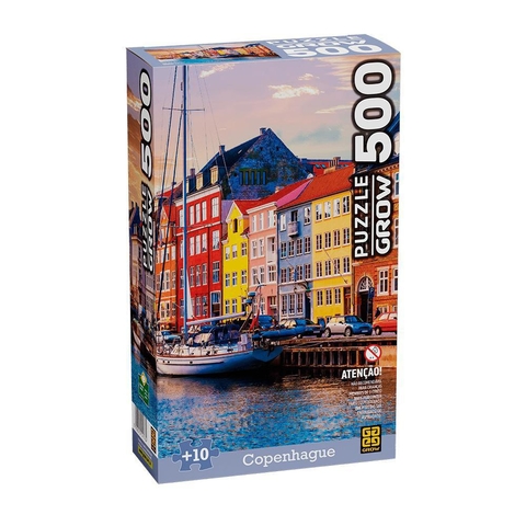 Quebra Cabeça Puzzle 4000 Peças Ruas de Paris 4102 GROW Jogo de