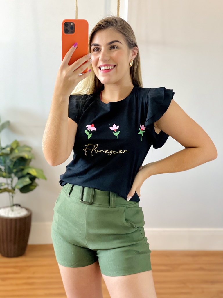 short bengaline verde militar